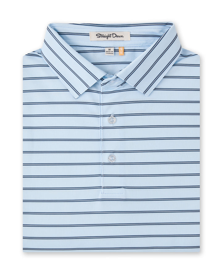 Quintero Stripe Polo - Nantucket