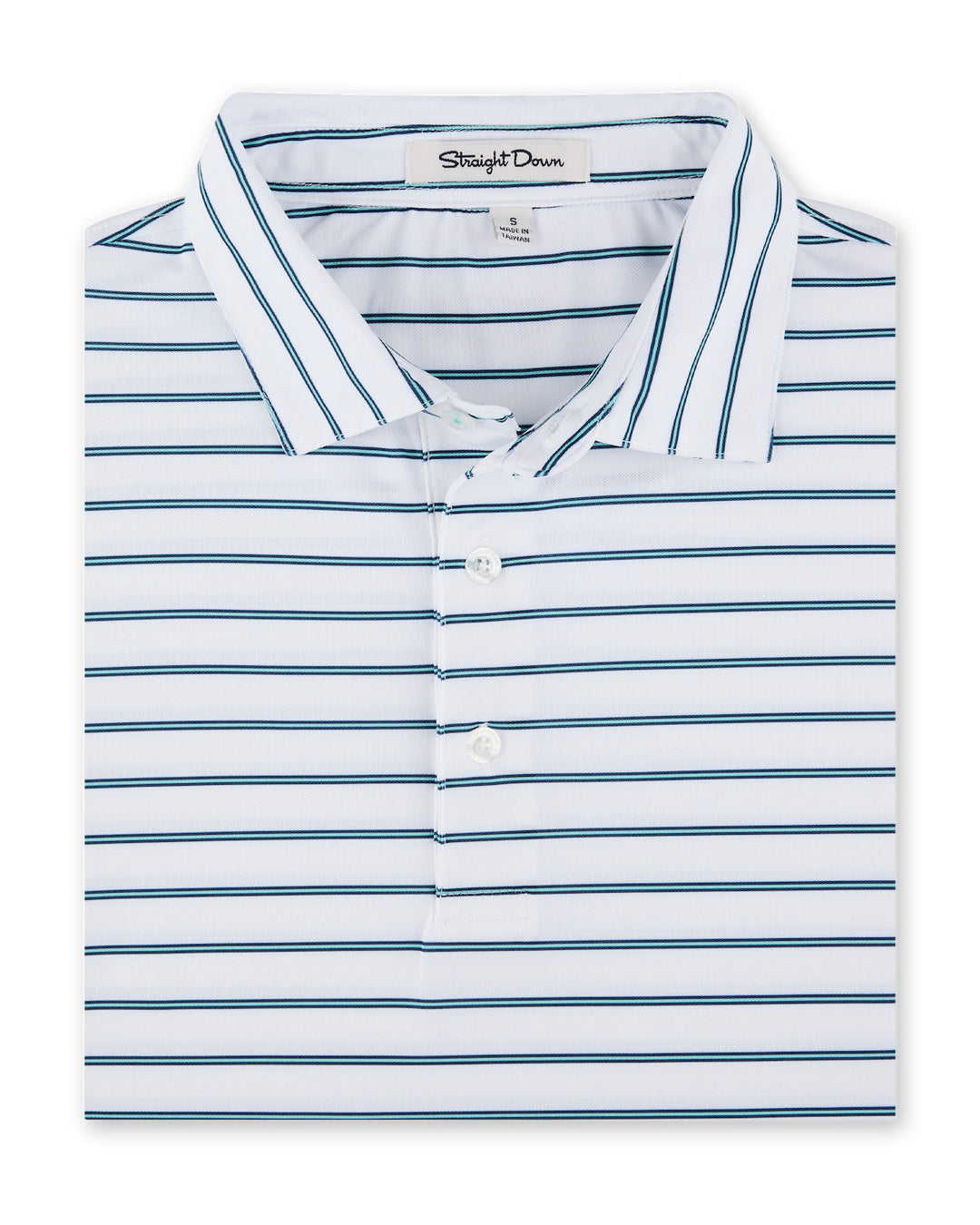 Quintero Stripe Polo - Sea Glass