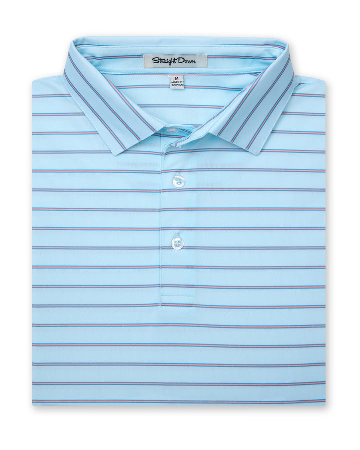 Quintero Stripe Polo - Sea Spray
