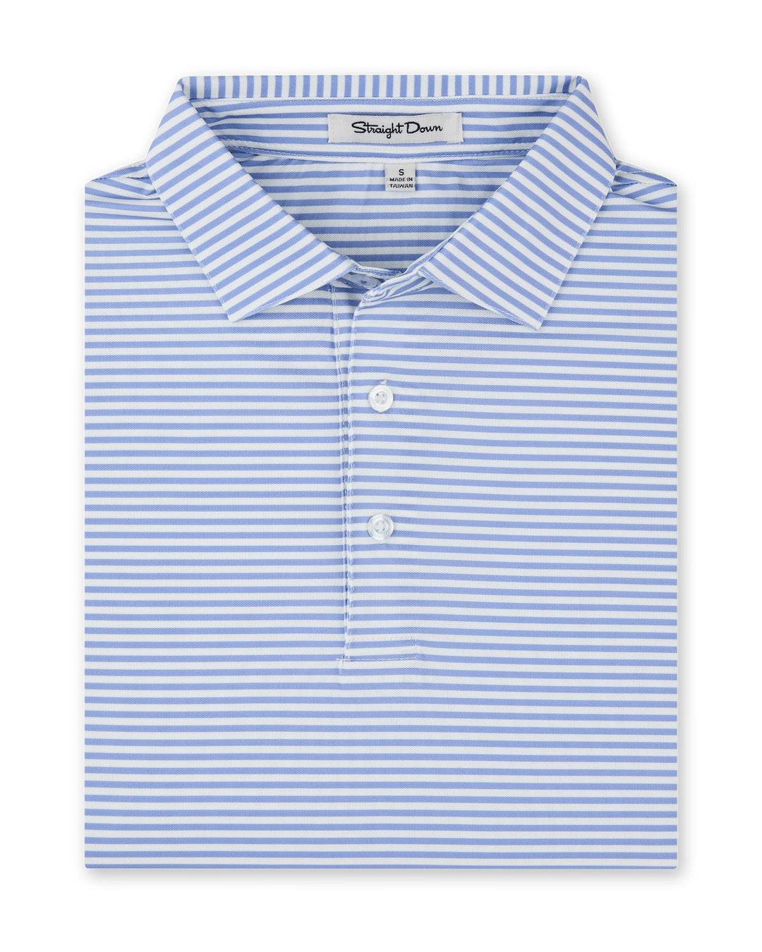 Del Mar Stripe Polo - Club Blue