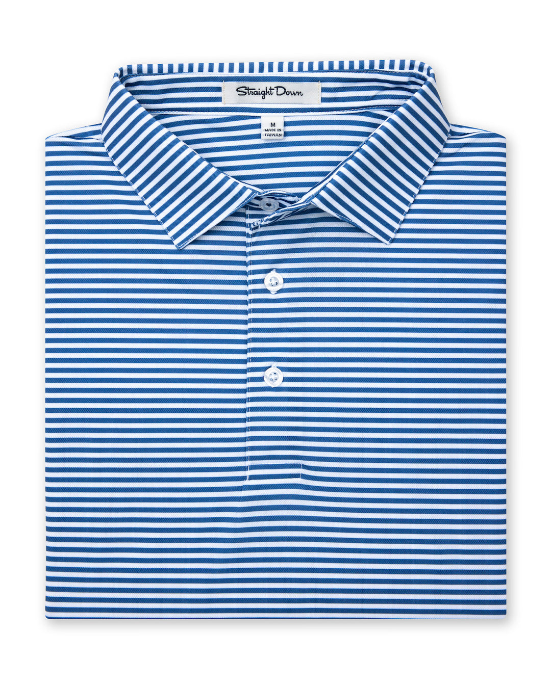 Del Mar Stripe Polo - Moonlight