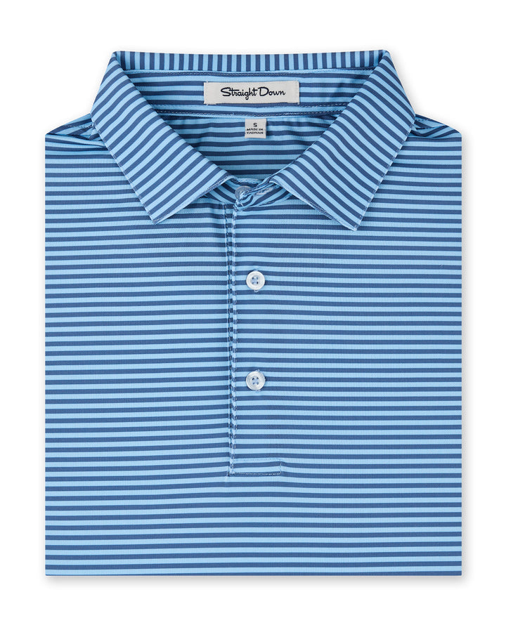Del Mar Stripe Polo - Riviera