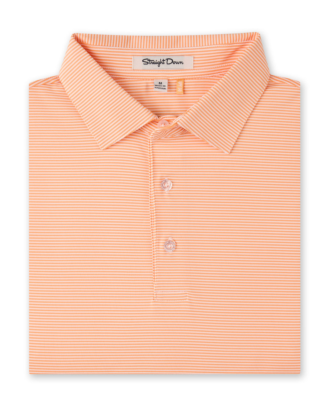 Peninsula Stripe Polo - Cantaloupe