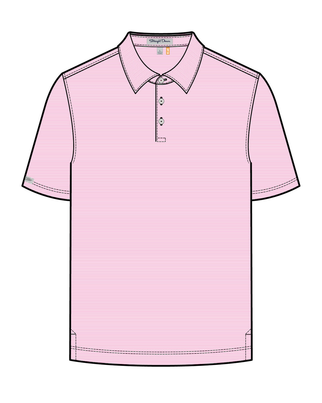 Peninsula Stripe Polo - Miami