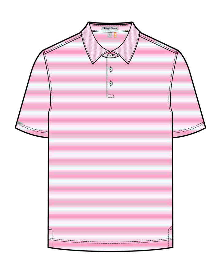 Peninsula Stripe Polo - Miami
