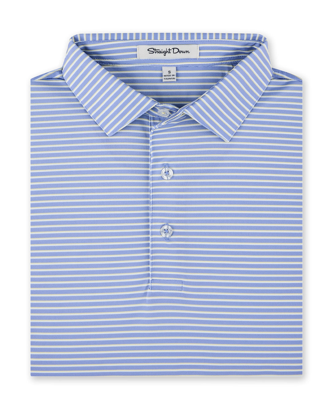 Channel Stripe Polo - Bellflower
