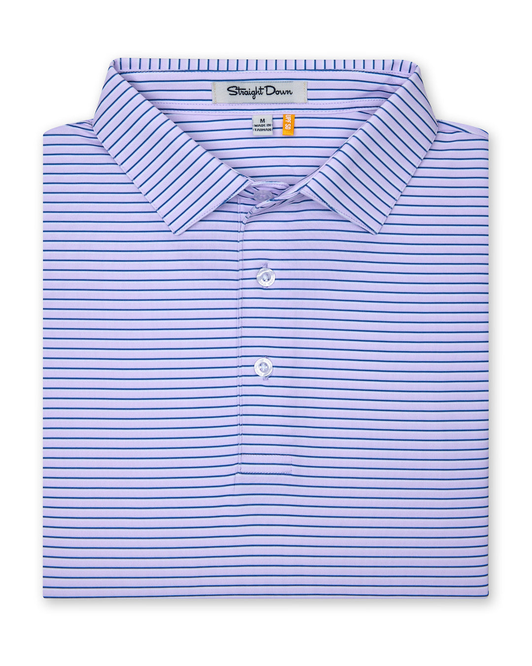 Channel Stripe Polo - Lilac