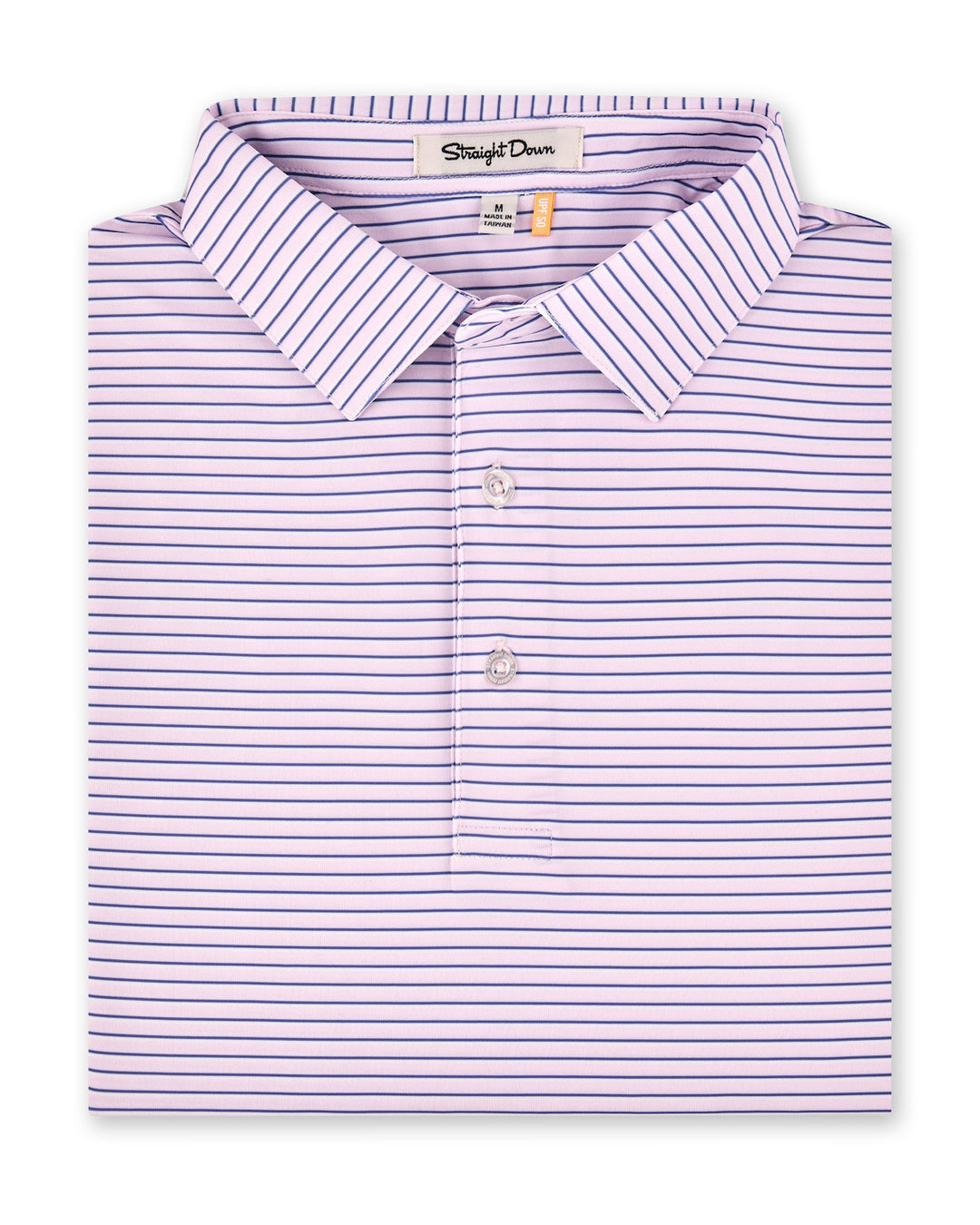 Channel Stripe Polo - Lilac / Tidal
