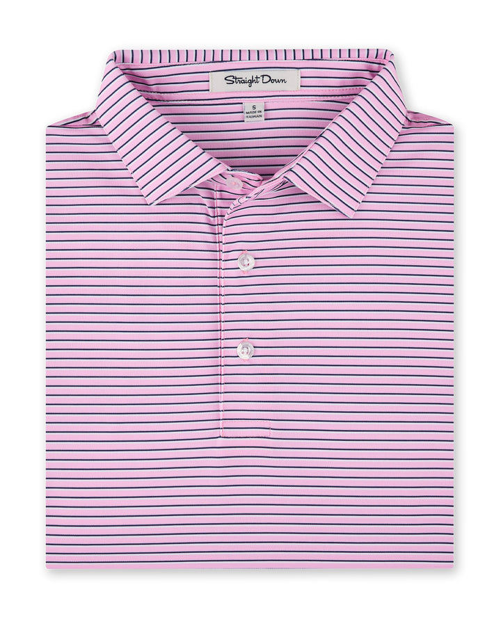 Channel Stripe Polo - Miami