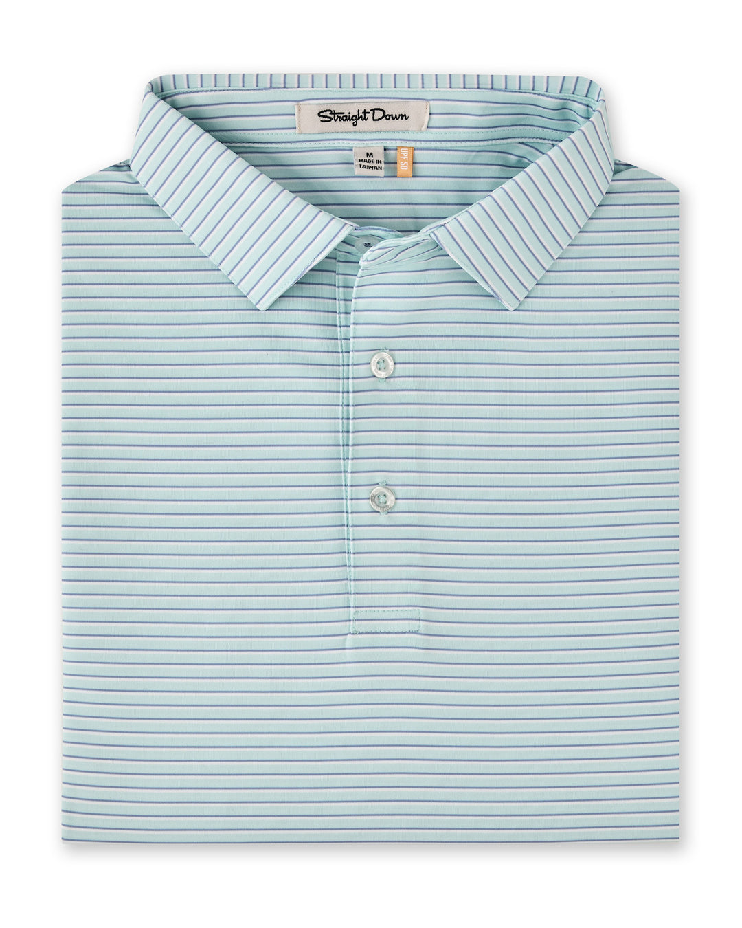 Channel Stripe Polo - Mint Tea