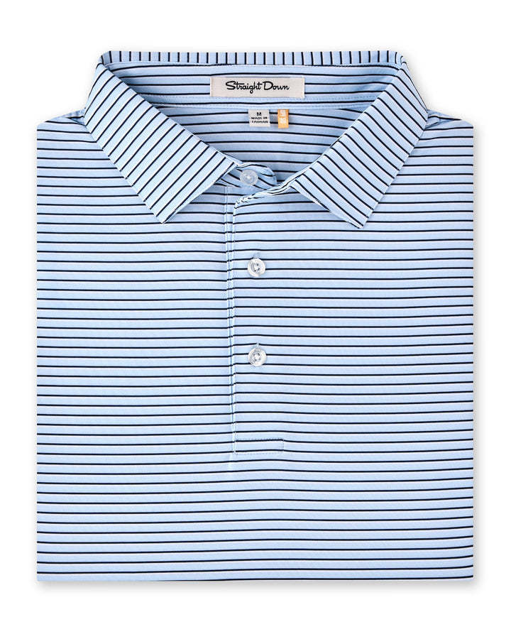 Channel Stripe Polo - Nantucket
