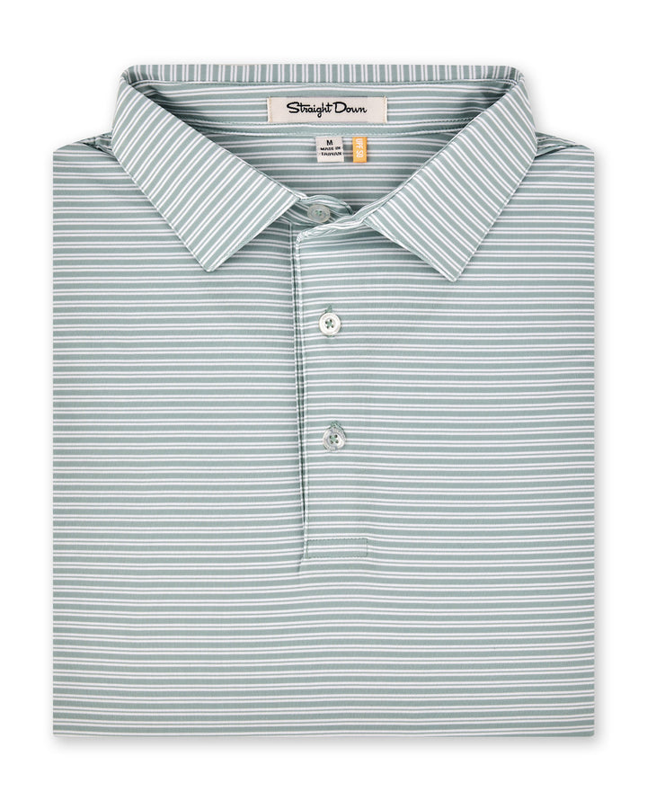 Campus Stripe Polo - Herb