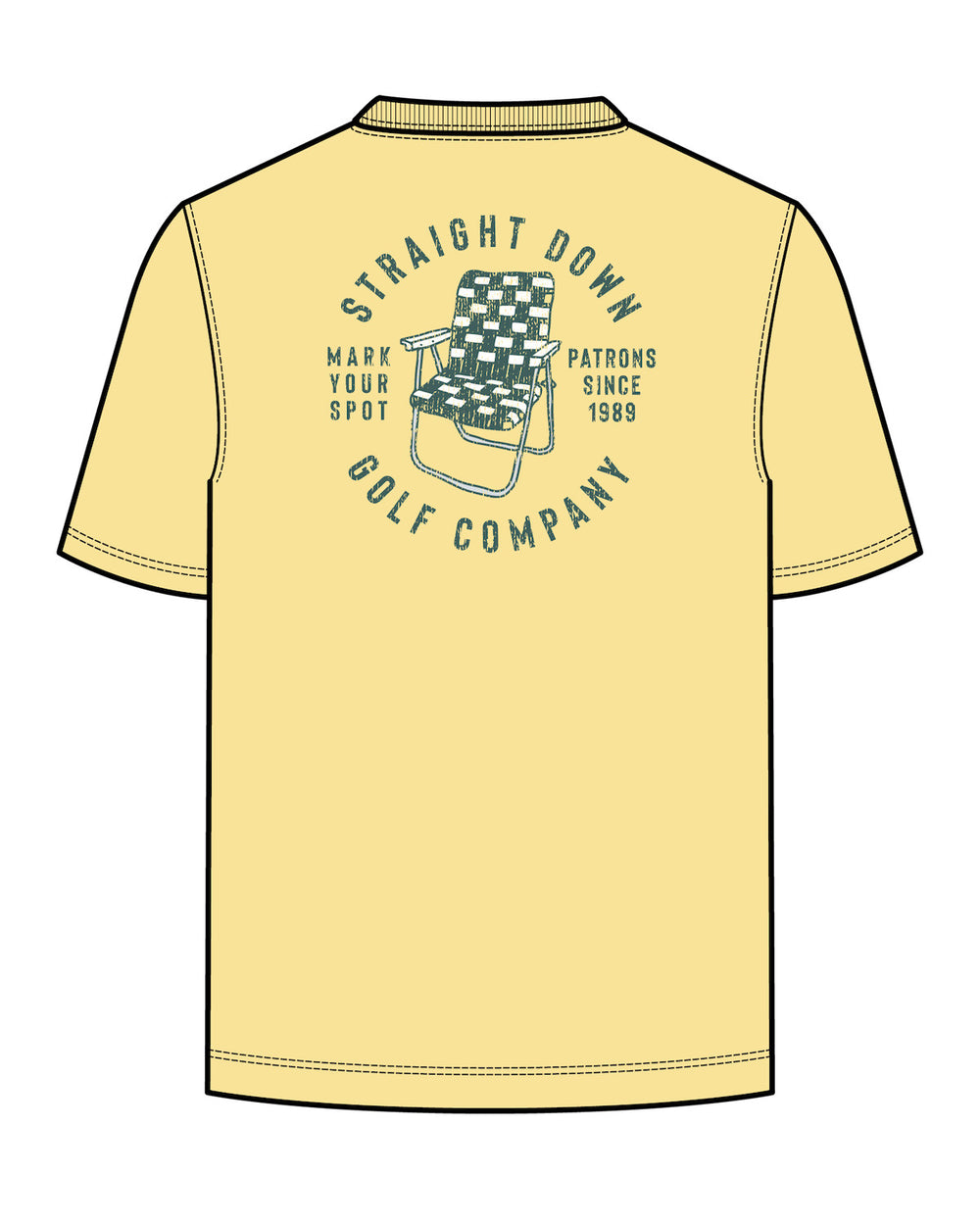 Mark Your Spot Tee - Palmer Yellow