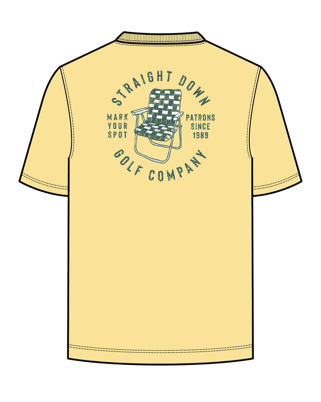 Mark Your Spot Tee - Palmer Yellow