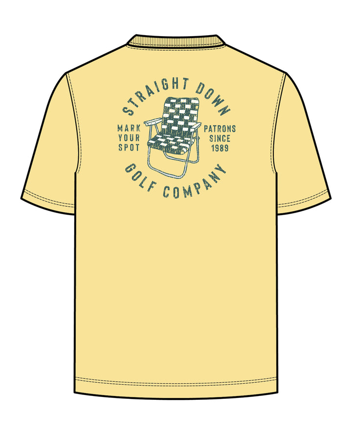 Mark Your Spot Tee - Palmer Yellow