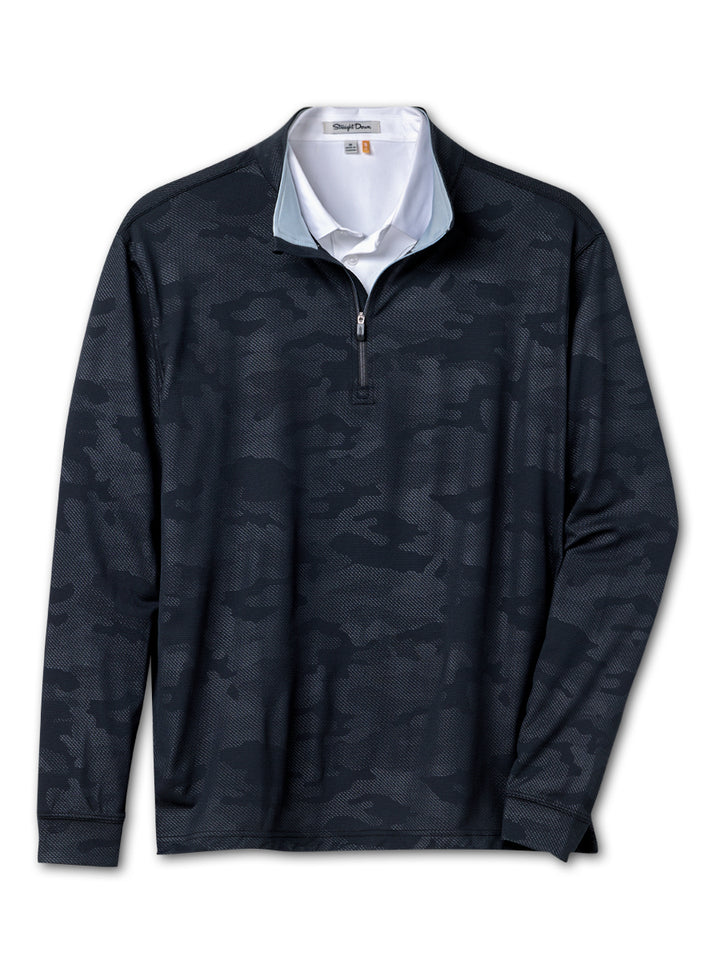 Sherman Quarter Zip - Black