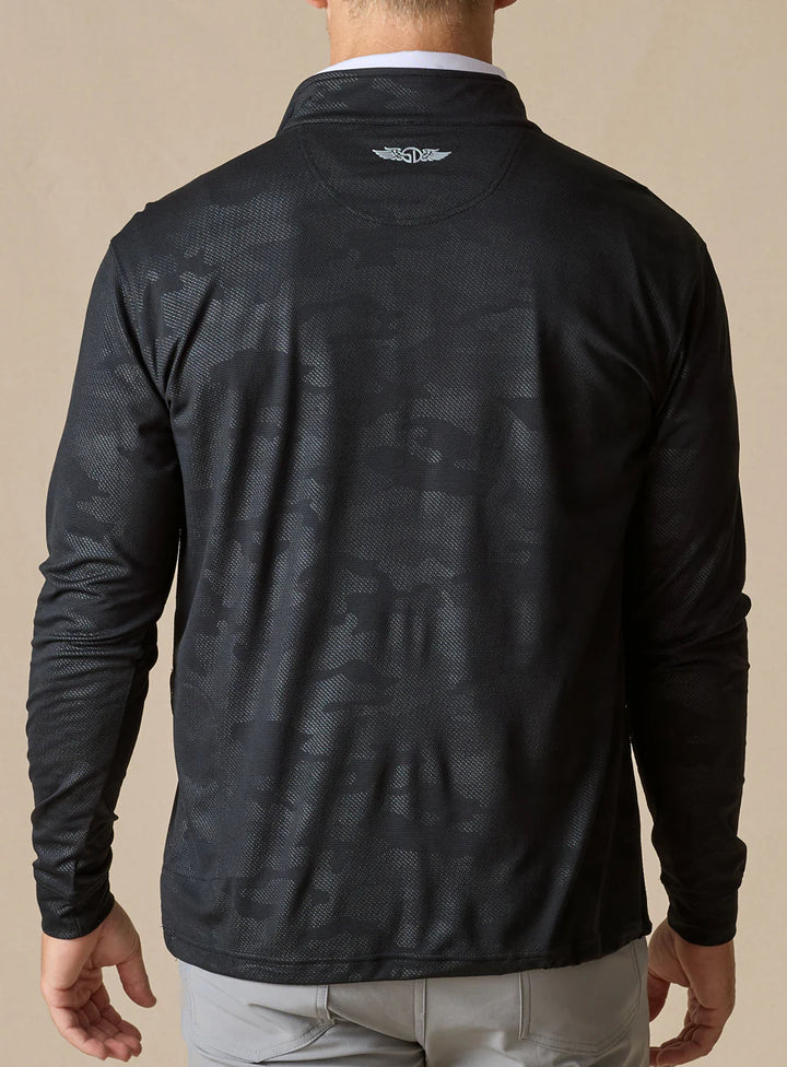 Sherman Quarter Zip - Black