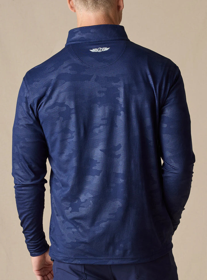 Sherman Quarter Zip - New Indigo