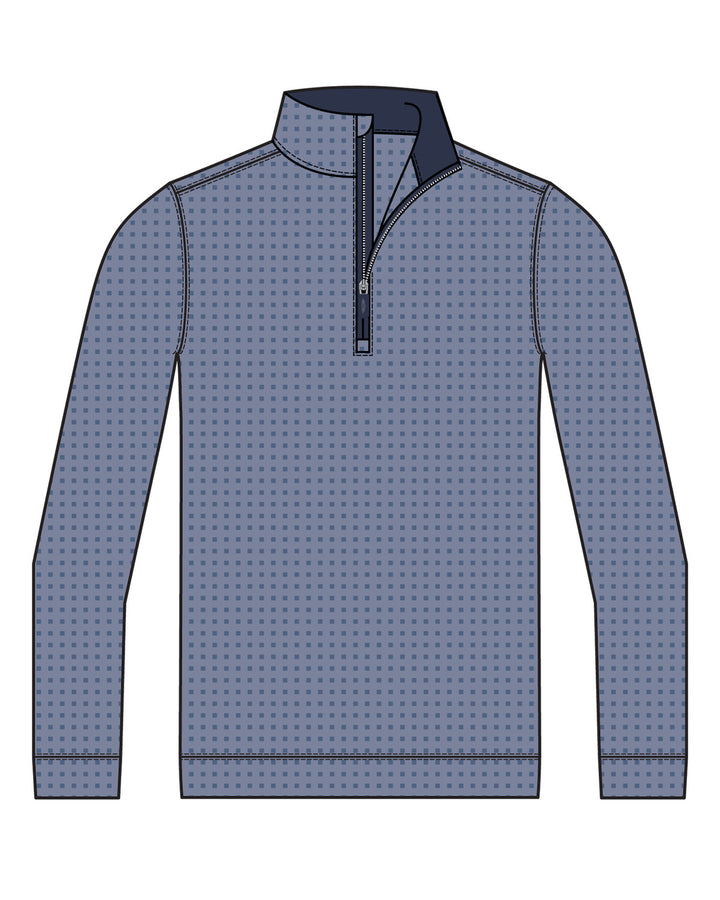 Bel Air Quarter Zip - Moonlight / New Indigo