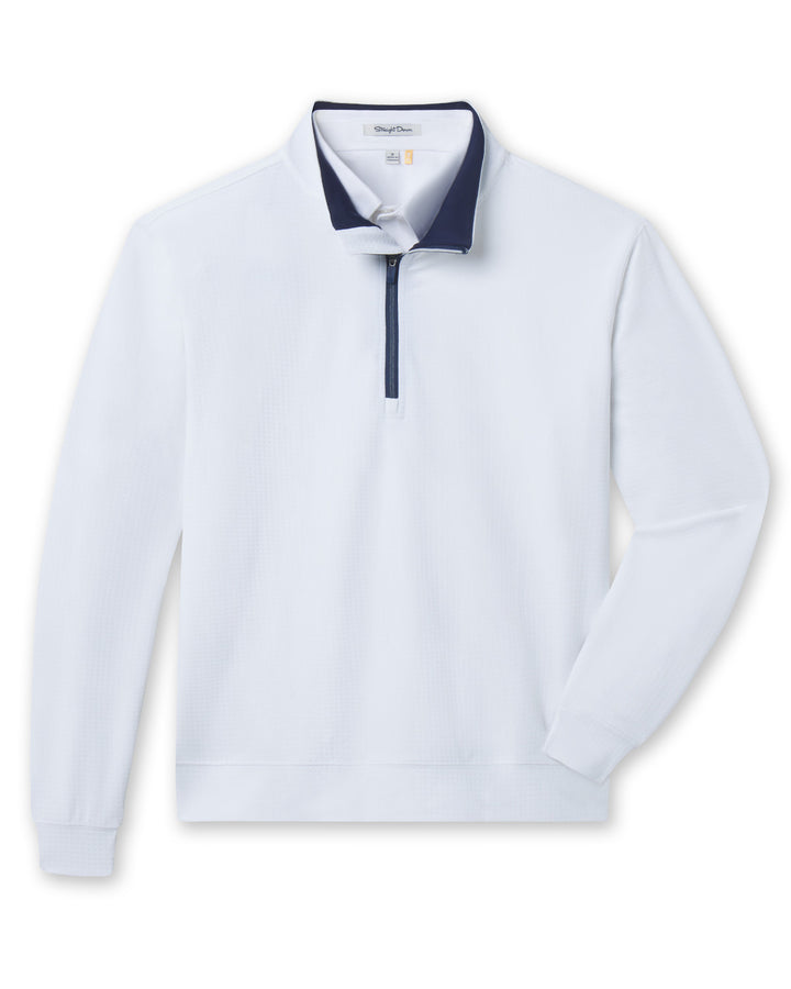 Bel Air Quarter Zip - White New Indigo