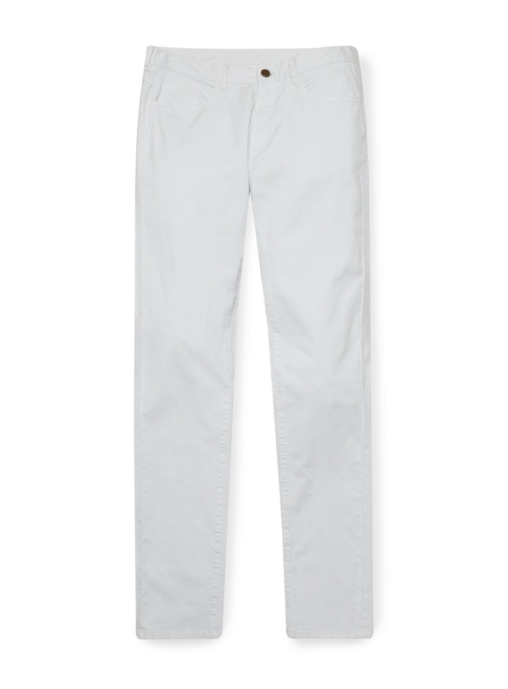 Claremont Five Pocket Twill Pant - Silver