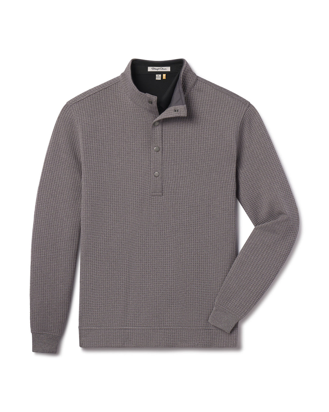 Hollister Snap Placket Pullover - Charcoal