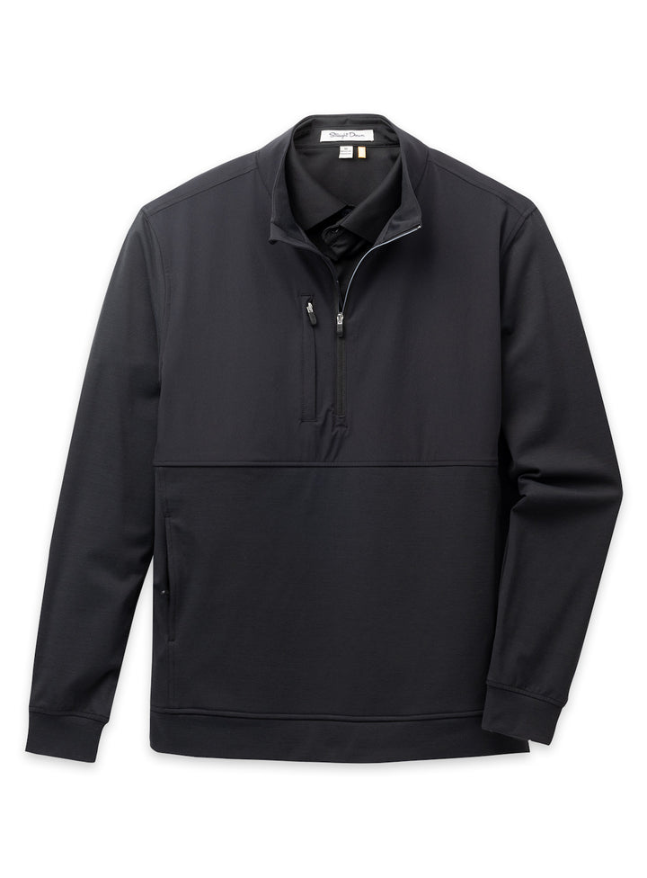 Harding Hybrid Quarter Zip - Black