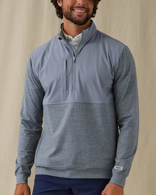 Harding Hybrid Quarter Zip - Storm
