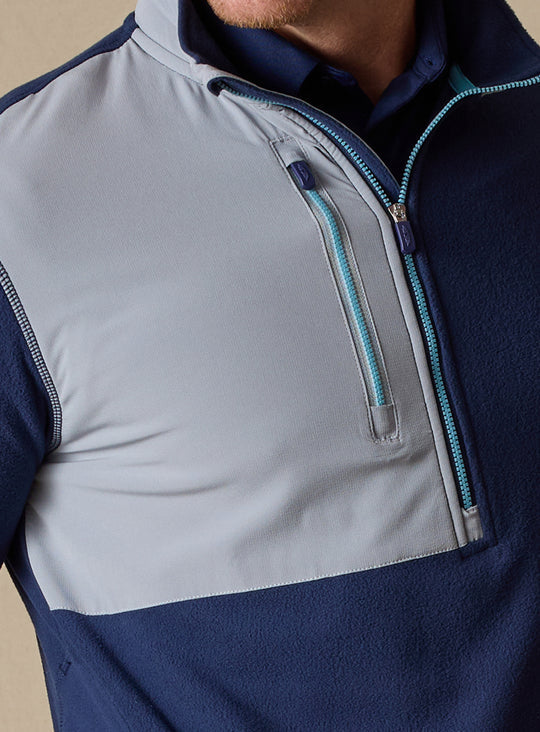 Moonstone Quarter Zip - New Indigo