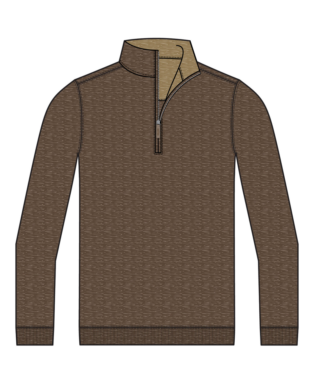 Burnside 2.0 Quarter Zip - Bourbon