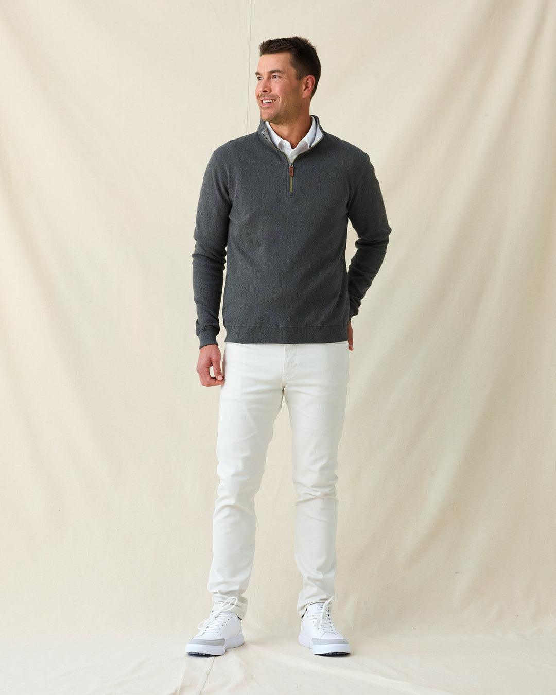 Burnside 2.0 Quarter Zip - Charcoal
