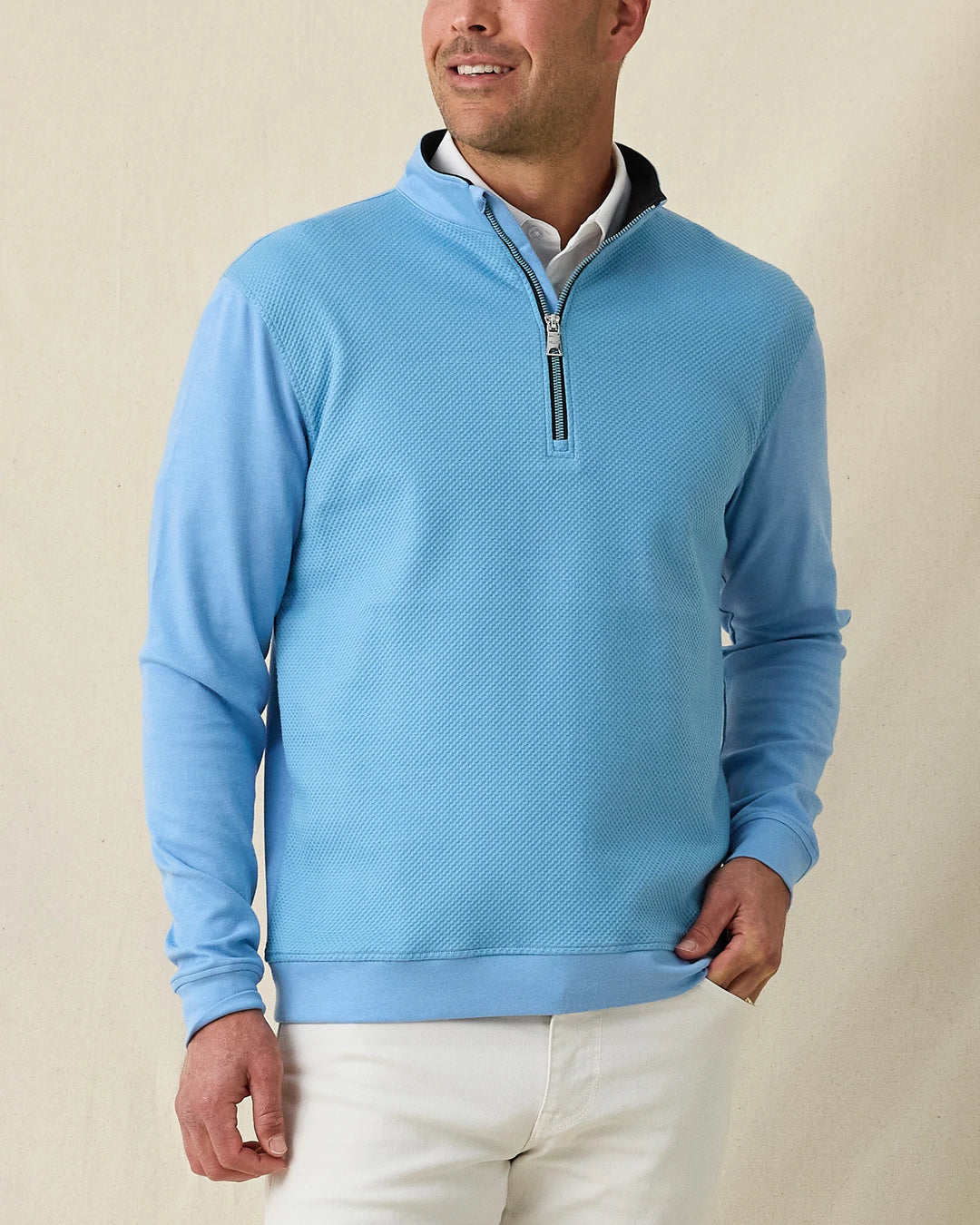 Cardiff Quarter Zip - Coastal