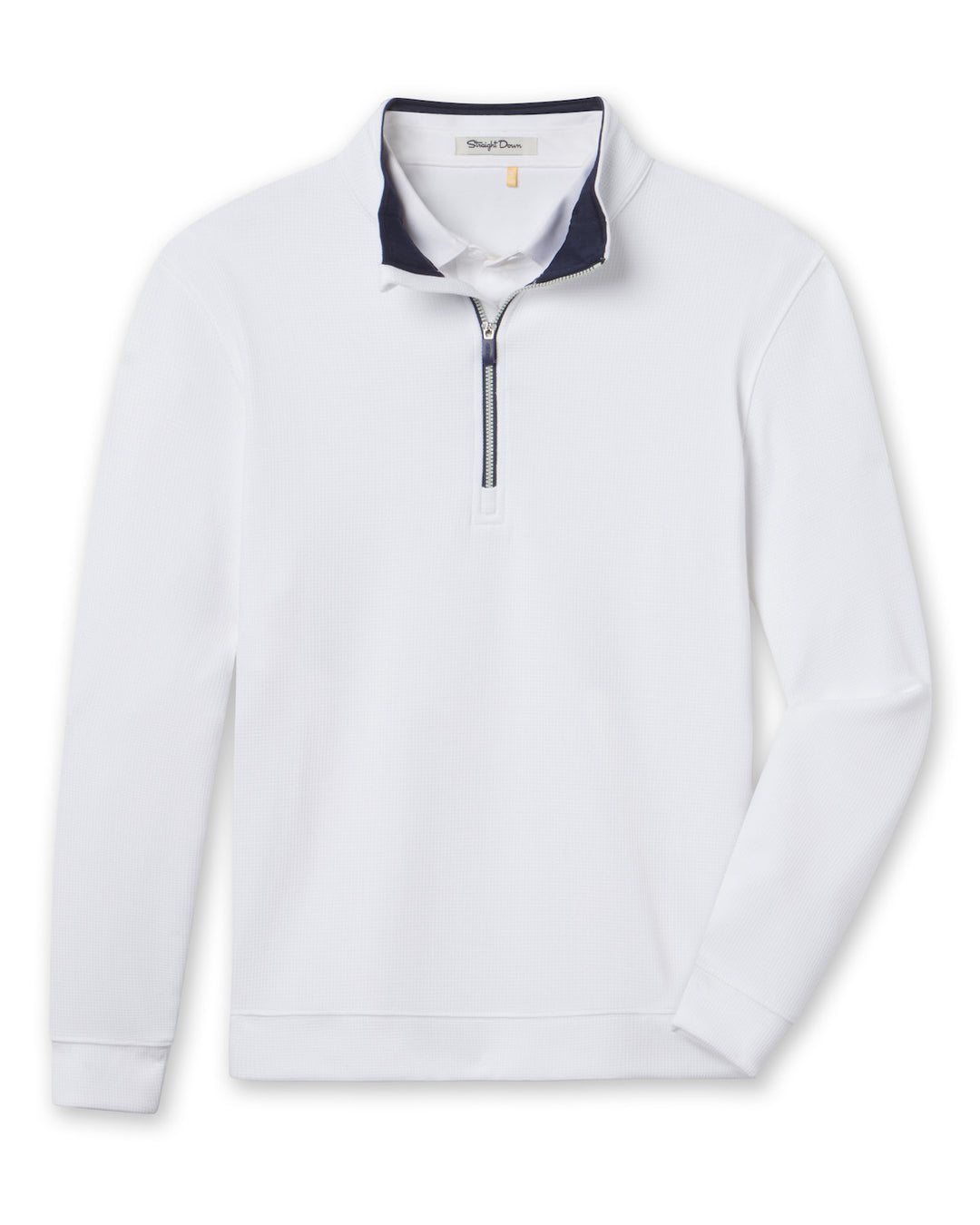 Warren Quarter Zip - White