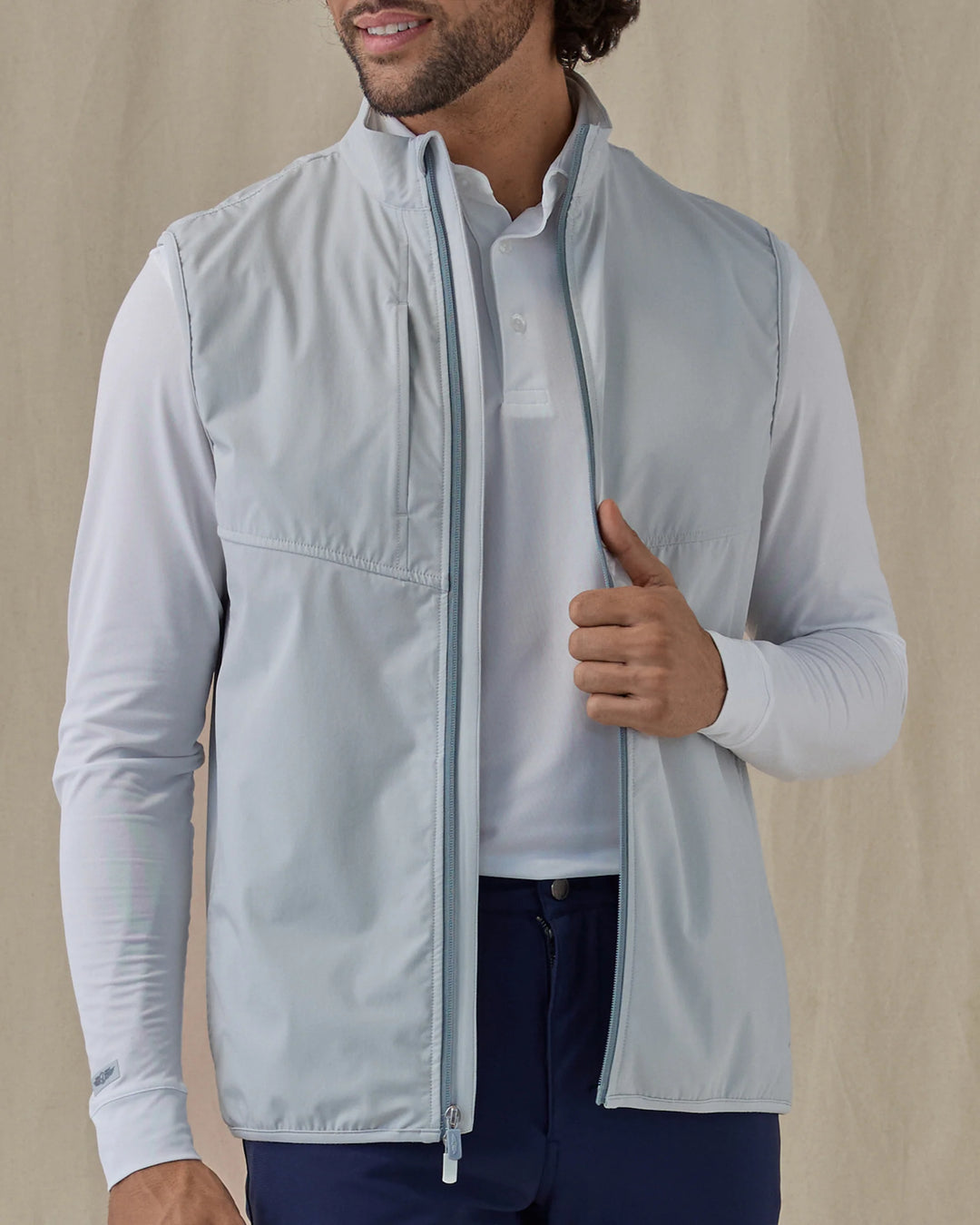 Zephyr Hybrid Vest - Silver