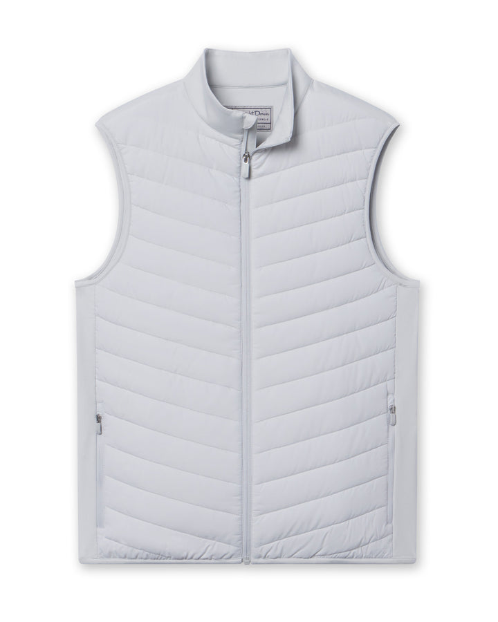 Delta 2.0 Quilted Hybrid Vest - Silver