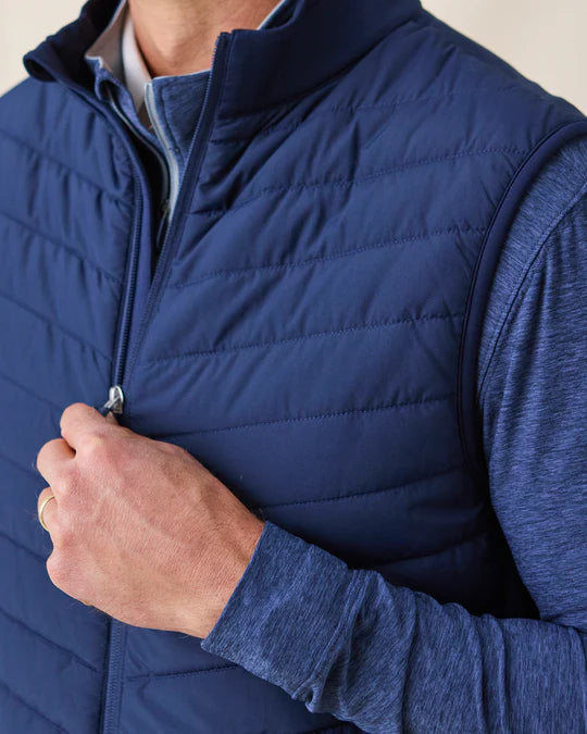 Delta 2.0 Quilted Hybrid Vest - New Indigo