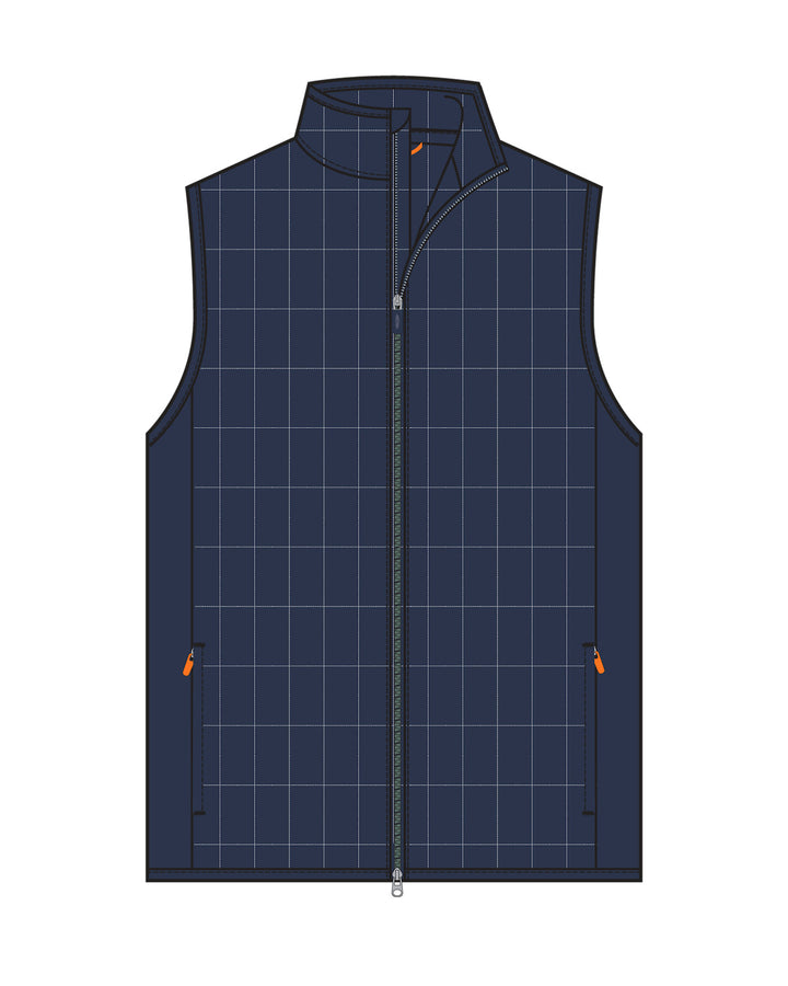 Big Horn Quilted Vest - New Indigo