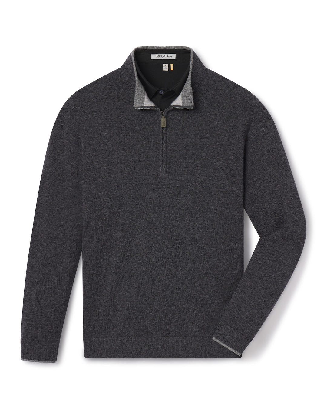 Lakeside Quarter Zip Sweater - Charcoal