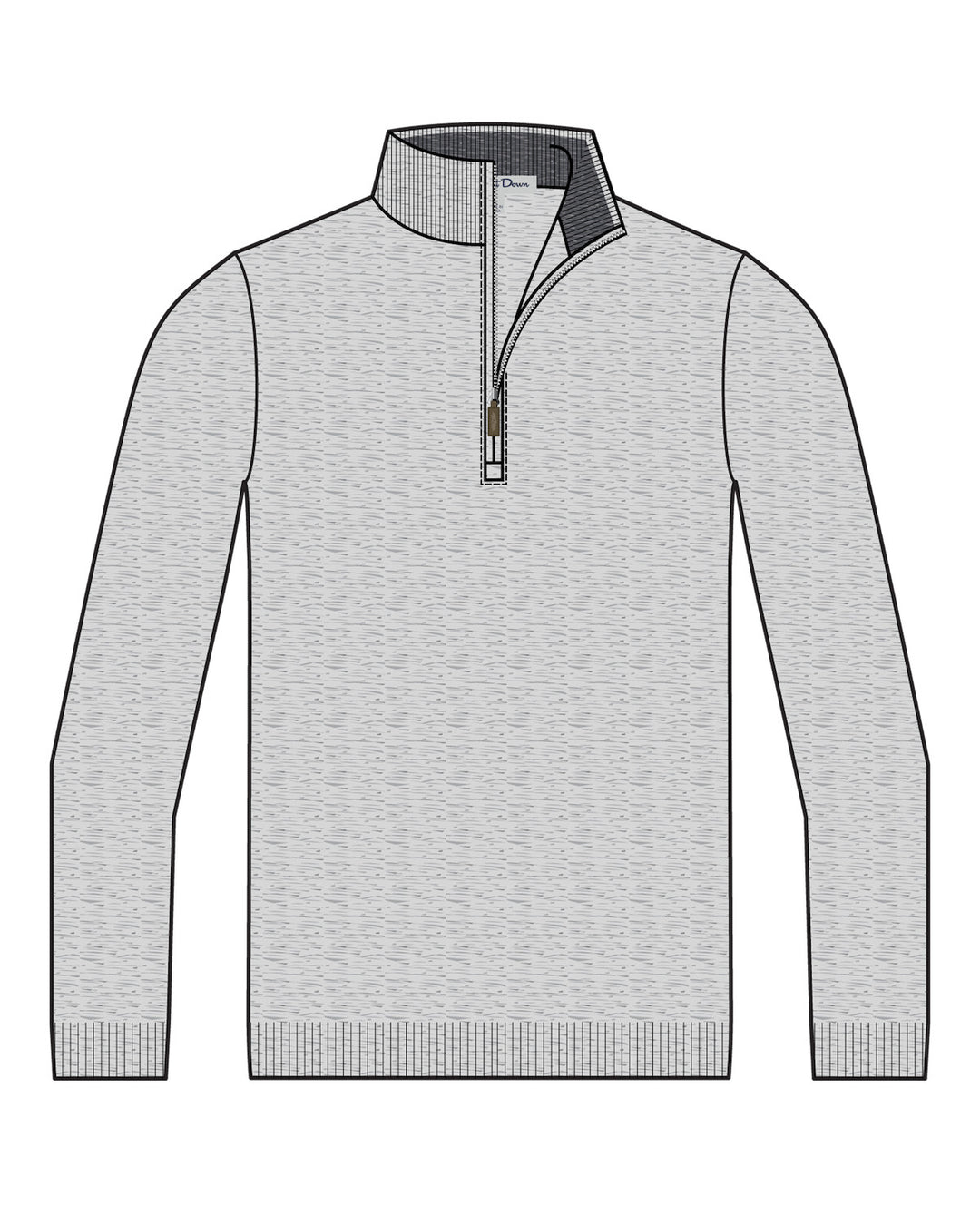 Player Quarter Zip Sweater - Heather