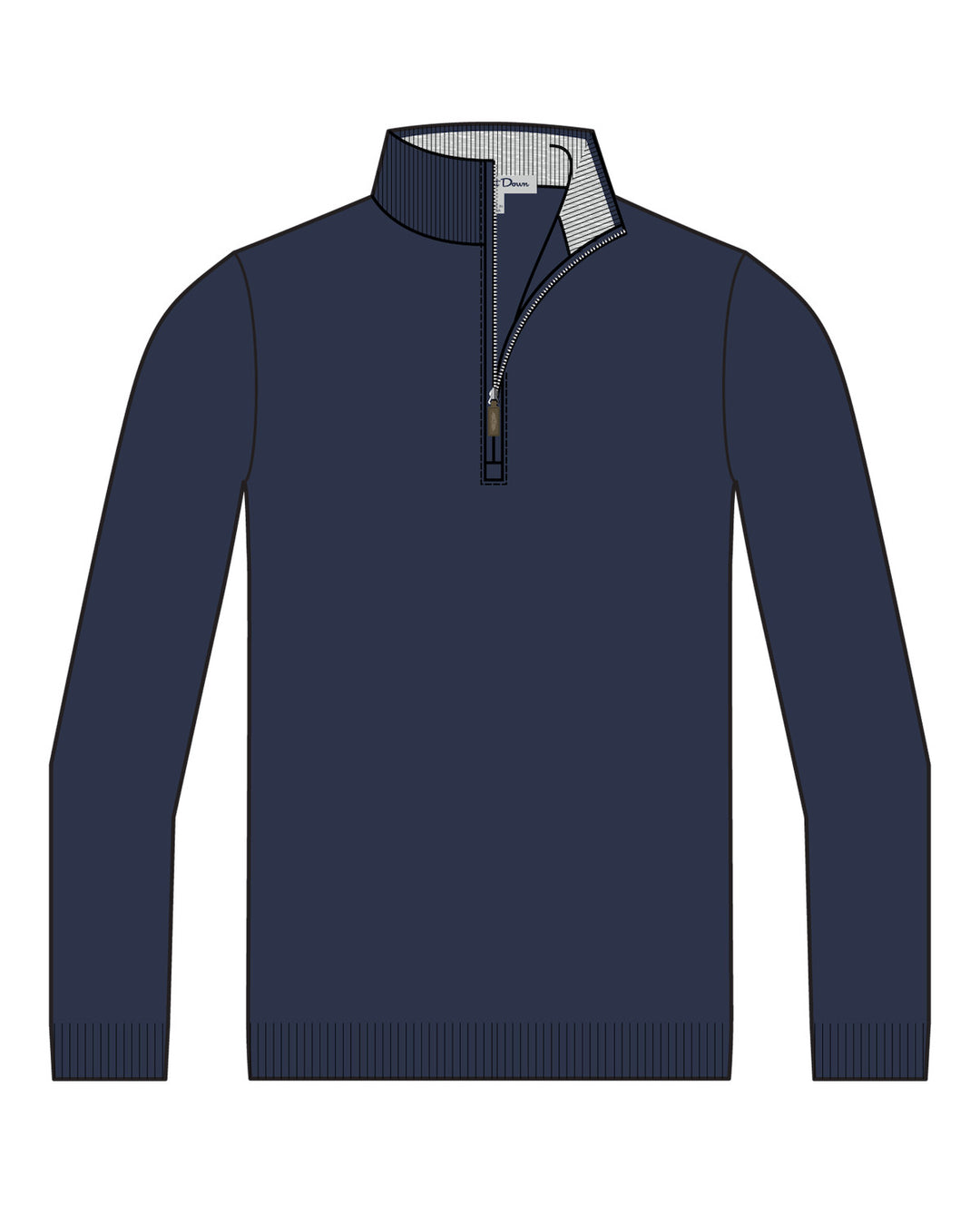 Player Quarter Zip Sweater - Navy