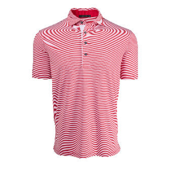 Saranac Polo - Varsity Red/Arctic