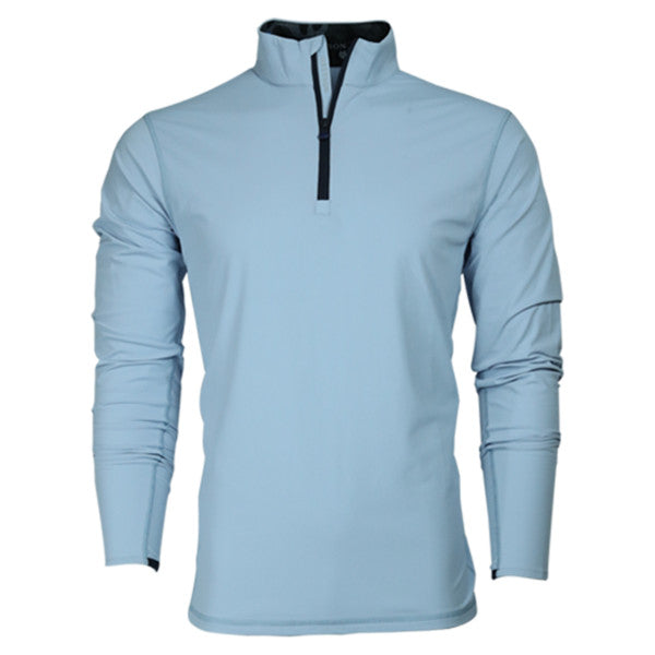 Tate Quarter Zip - Wolf Blue