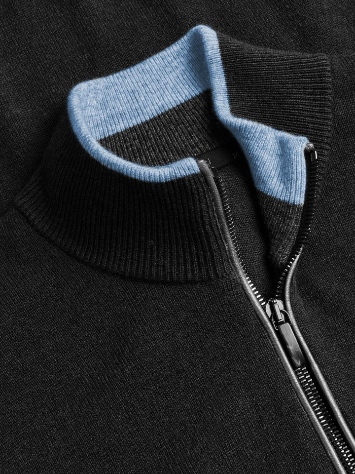 Sebonack 1/4 Zip Sweater - Shepherd