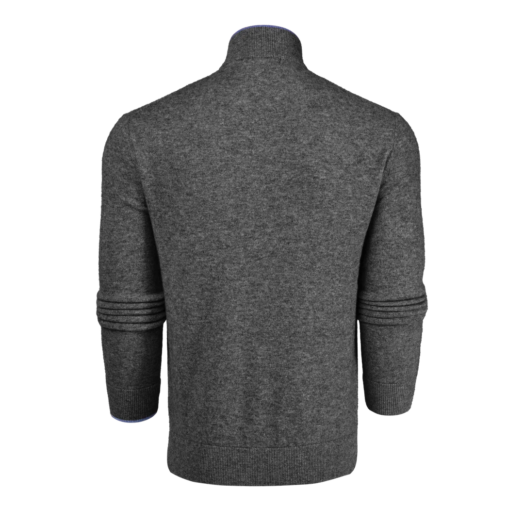 Sebonack 1/4 Zip Sweater - Dark Grey Heather