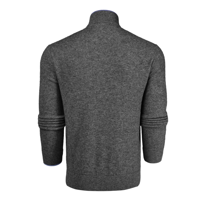Sebonack 1/4 Zip Sweater - Dark Grey Heather