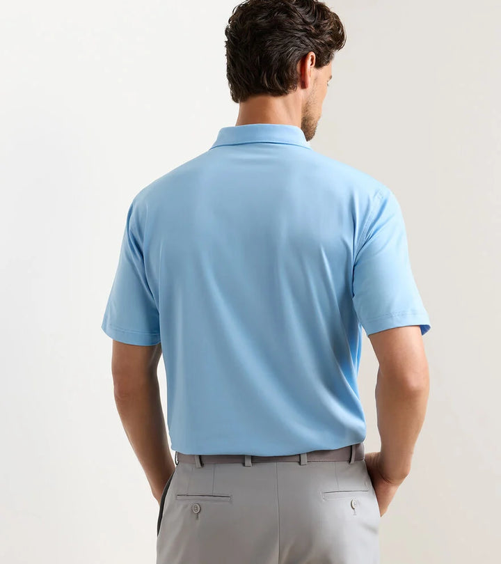 Solid Performance Jersey Polo - Cottage Blue