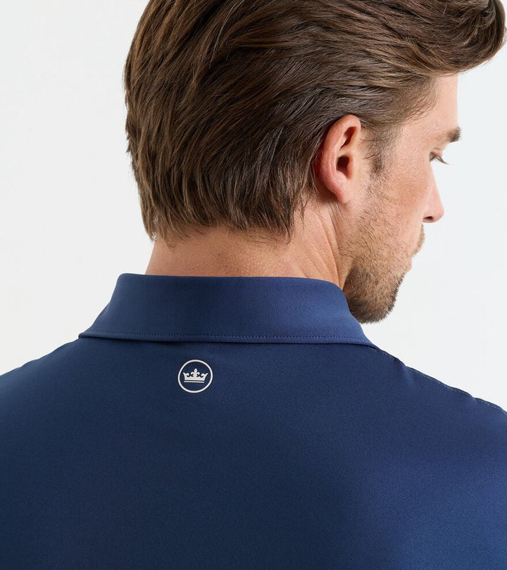 Solid Performance Jersey Polo - Navy