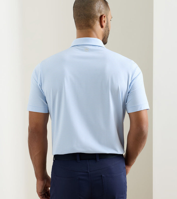 Hales Performance Jersey Polo - Cottage Blue