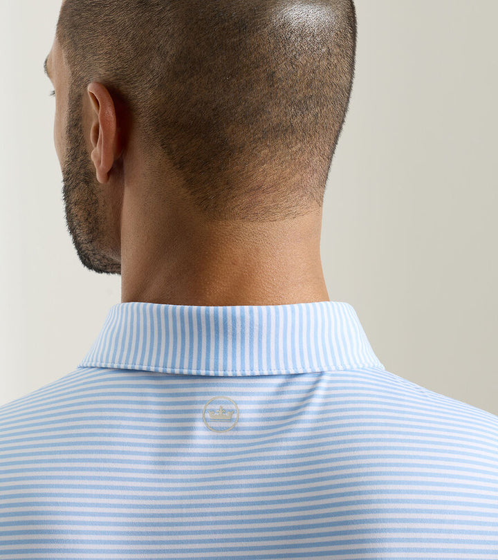 Hales Performance Jersey Polo - Cottage Blue