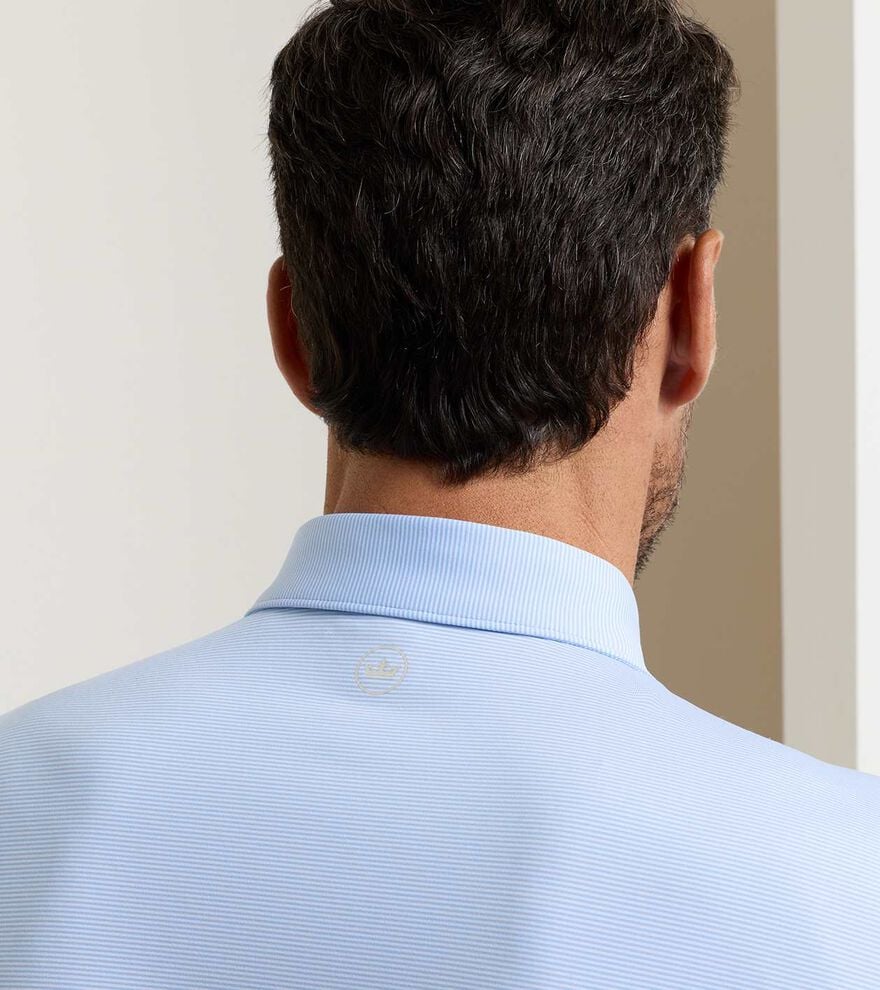 Jubilee Performance Jersey Polo - Cottage Blue